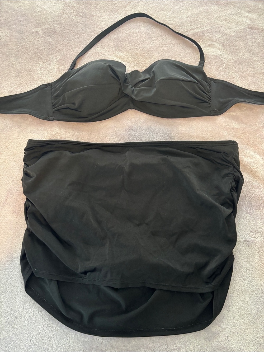 Victoria's Secret Black Two-Piece Bikini Set